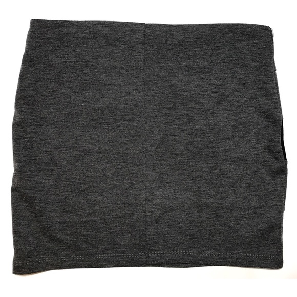 PAPAYA | Spliced Skirt, Grey -- S - Picture 3 of 4